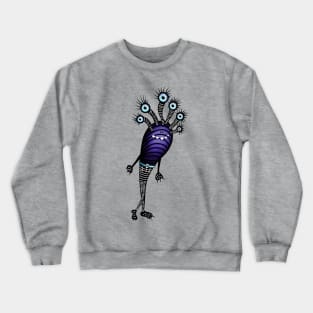 Funny Monster With Fancy Pants Crewneck Sweatshirt